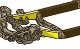 Diagram highlighting Rust Buster Front Frame Stiffeners For 1995-2004 Toyota Tacoma RB7113