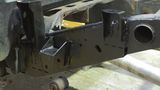 Rust Buster Leaf Spring Mount For 2007-2013 GM Pickups RB7337 installed to the frame rail