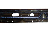 Close view of the OEM factory holes on Rust Buster Transmission Crossmember For 1973-1987 Chevy K10 RB7364