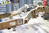 Wide angle of Rust Buster Front Frame Repair Kit For 2001-2010 GM Pickups RB7806 installed to the frame rail
