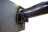 Close-up shot of the Rust Buster Rear Fuel Tank Crossmember For 2001-2010 GM Pickups RB7811 welded to one of the included plates