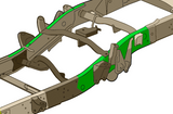 Rust Buster Leaf Spring Frame Repair Kit For 2001-2010 GM HD Pick Ups RB7817