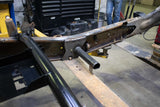 Reverse angle of the Rust Buster Diesel Fuel Cooler Bracket For 2001-2010 GM Pickups RB7819 installed to the vehicle