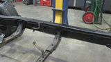 Wide angle of Rust Buster Center Frame Repair Kit For 1996-2002 Toyota 4Runner RB8413 installed to the frame rail