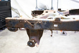 Zoomed out view of a rusted frame