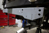 Opposing side view of Rust Buster Rear Frame Crossmember For 1987-1995 Jeep Wrangler RB2006 installed to the frame