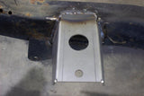 One of the Rust Buster Body Mount Brackets For 1987-1995 Jeep Wrangler RB2016 installed to the frame rail
