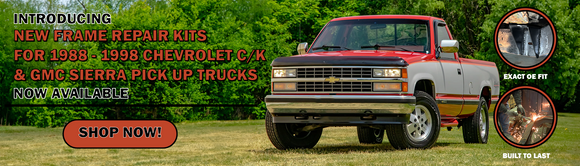 Rust Buster 1988-1998 Chevrolet C/K & GMC Sierra Pick Up Truck Frame Repair Kits Available