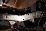 Close-up view of Rust Buster Forward Frame Repair Kit For 1976-1986 Jeep CJ RB1012 installed to the frame rail