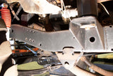 Side view of Rust Buster Forward Frame Repair Kit For 1976-1986 Jeep CJ RB1012 installed to the frame rail