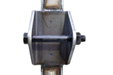 Close-up view of the leaf spring mount on Rust Buster Forward Frame Repair Kit For 1976-1986 Jeep CJ RB1012
