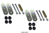 Disassembled components of Rust Buster Rear Lubeable Shackles For 1976-1986 Jeep CJ RB1015