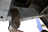 Opposing side view of the Rust Buster Shackle Mount Frame Repair Kit For 1987-1995 Jeep Wrangler RB2002 installed to the vehicle