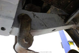Opposing side view of the Rust Buster Shackle Mount Frame Repair Kit For 1987-1995 Jeep Wrangler RB2002 installed to the vehicle