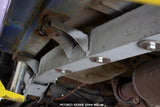 Side view of Rust Buster Center Frame Repair Kit For 1997-2006 Jeep Wrangler RB3061/RB3063 installed to the frame rail