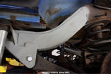 Rust Buster Rear Frame Repair Kit For 1997-2006 Jeep Wrangler RB4010 installed to the frame rail