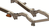 Diagram Highlighting Rust Buster Control Arm Mount For 1997-2006 Jeep Wrangler RB4021