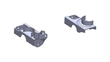 Diagram of Rust Buster Front Coil Spring Buckets For 1984-2006 Jeep Wrangler RB4059