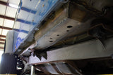 Side view of Rust Buster Full-Length Torque Box For 1997-2006 Jeep Wrangler RB4067 installed to the frame rail