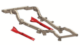 Diagram highlighting Rust Buster Full-Length Torque Box For 1997-2006 Jeep Wrangler RB4067
