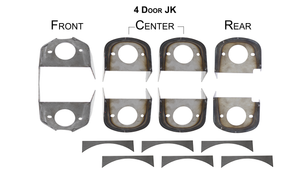 Rust Buster 2007-2018 Jeep Wrangler JK 4DR Frame Body Mounts RB5057