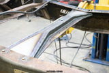 Installed Wide - Rust Buster Center Frame Crossmember For 1980-1996 Ford F-150 RB7055