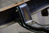 Installed Close-Up - Rust Buster Transmission Crossmember for 1980-1996 Ford F Series RB7060