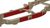 Diagram highlighting Rust Buster Center Frame Repair Kit for 2004-2008 Ford F150 RB7070
