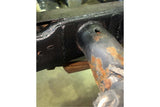 Close-up angle of Rust Buster Rear Frame Repair Kit for 2004-2008 Ford F150 RB7073 installed to the frame rail