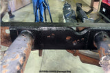 Wide angle of Rust Buster Rear Frame Repair Kit for 2004-2008 Ford F150 RB7073 installed to the frame rail