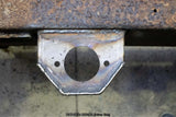 Overhead view of the Rust Buster Center Bed Mount For 2004-2008 Ford F-150 RB7077 installed to the frame rail