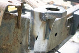 Close-up shot of the Rust Buster Rear Cab Mount For 2004-2008 Ford F-150 RB7078 installed to the frame rail