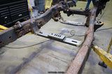 Installed reverse angle Rust Buster Transmission Crossmember For 2004-2008 Ford F-150 RB7079