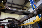 Installed bottom view Rust Buster Transmission Crossmember For 2004-2008 Ford F-150 RB7079