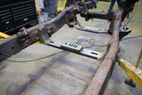 Installed reverse angle Rust Buster Transmission Crossmember For 2004-2008 Ford F-150 RB7079