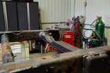Side view installed image Rust Buster Rear Spare Tire Crossmember For 2004-2008 Ford F-150 RB7084