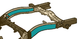Diagram highlighting Rust Buster Over Axle Frame Stiffeners For 1995-2004 Toyota Tacoma RB7100