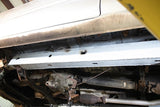 View from beneath Rust Buster Under-Cab Frame Repair Kit For 1995-2004 Toyota Tacoma RB7104 installed to the frame rail
