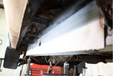 Side view of Rust Buster Under-Cab Frame Repair Kit For 1995-2004 Toyota Tacoma RB7104 installed to the frame rail