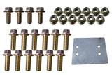 Included hardware for Rust Buster Spare Tire Crossmember For 2005-2015 Toyota Tacoma RB7131