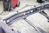 Opposing side view of Rust Buster Spare Tire Crossmember For 1988-1995 Toyota Pickups RB7139 installed to the frame