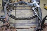 Rust Buster Transmission Crossmember For 1988-1995 Pickups RB7142 installed to the frame