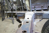 Opposing side view of the left side Rust Buster Rear Frame Repair Kit For 1988-1995 Toyota Hilux/Pickups RB7149 installed to the frame rail