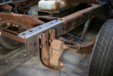 Rust Buster Bed Rear Frame Repair Kit For 1988-1998 GM C/K Trucks RB7327 installed to the right side frame rail