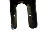 Zoomed in shot of the two holes on Rust Buster Center Bed Mount For 1999-2006 GM Pickups RB7317 that are used to align the component with the forward leaf spring section of the frame.