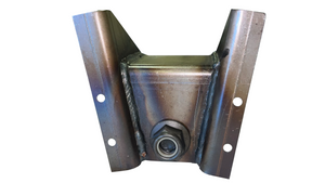 Image of Rust Buster RB7337 Spring Mount for 2007-2013 Silverado and Sierra. Shows the mount's 3/16th Steel construction and the included installation hardware, suitable for GMT900 Chassis