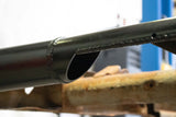 Close up view of Rust Buster Tube Style Rear Frame Crossmember For 1999-2006 GM Pickups RB7350 installed to the frame
