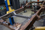Side view of the Rust Buster Mid Frame Crossmember For 2007-2013 GM Pickups RB7381 installed to the vehicle