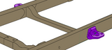 Diagram Image - Rust Buster Center Cab Mount For 2014-2018 GM Pickups RB7395