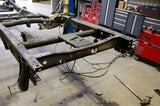 Installed rear view - Rust Buster Rear Frame Crossmember For 2014-2018 GM Pickups RB7398